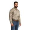 Ariat® Men's Brindle Brown Clasic Fit Logo Button Down Shirt 10040700