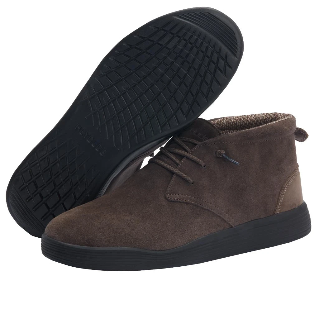 Hey Dude Men's Jo Suede Java Shoes 112371813 - Image 3