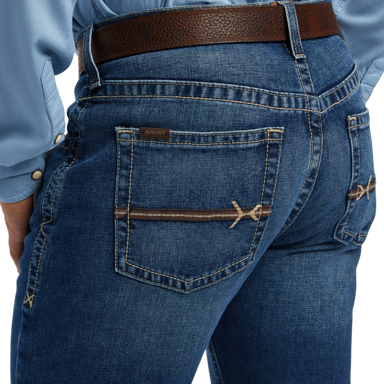 Ariat® Men's M2 Traditional Relaxed Cutler Bootcut Jeans 10041100 - Image 3