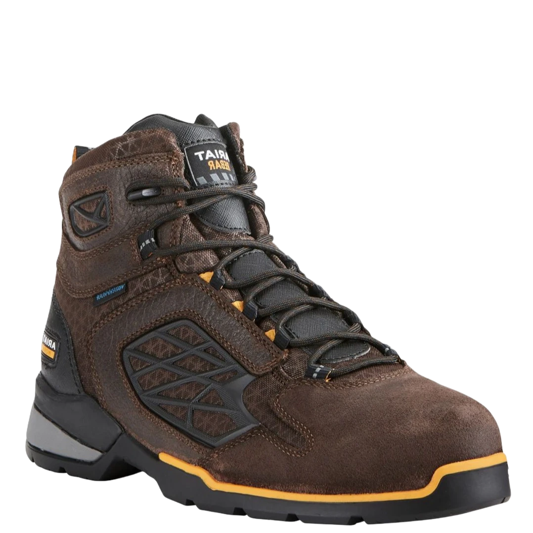Ariat® Men's Rebar Flex H2O Chocolate Composite Toe Work Boots 10021498