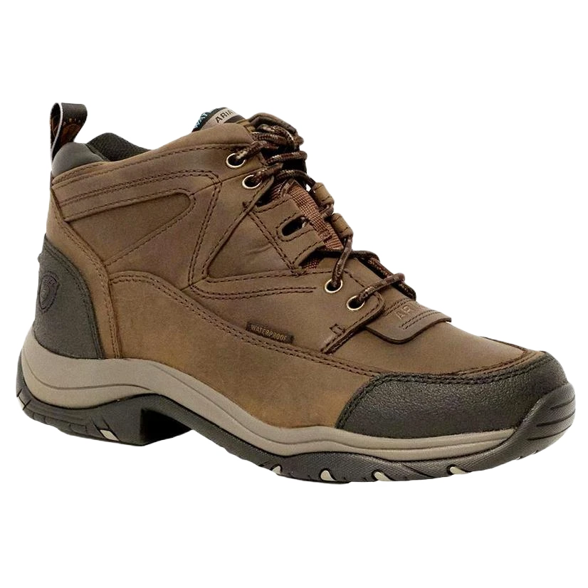 Ariat® Men's Terrain Distressed Brown Waterproof Boots 10024945