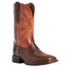 Ariat Men's Qualifier Wicker & Orange Boom Boots 10035900