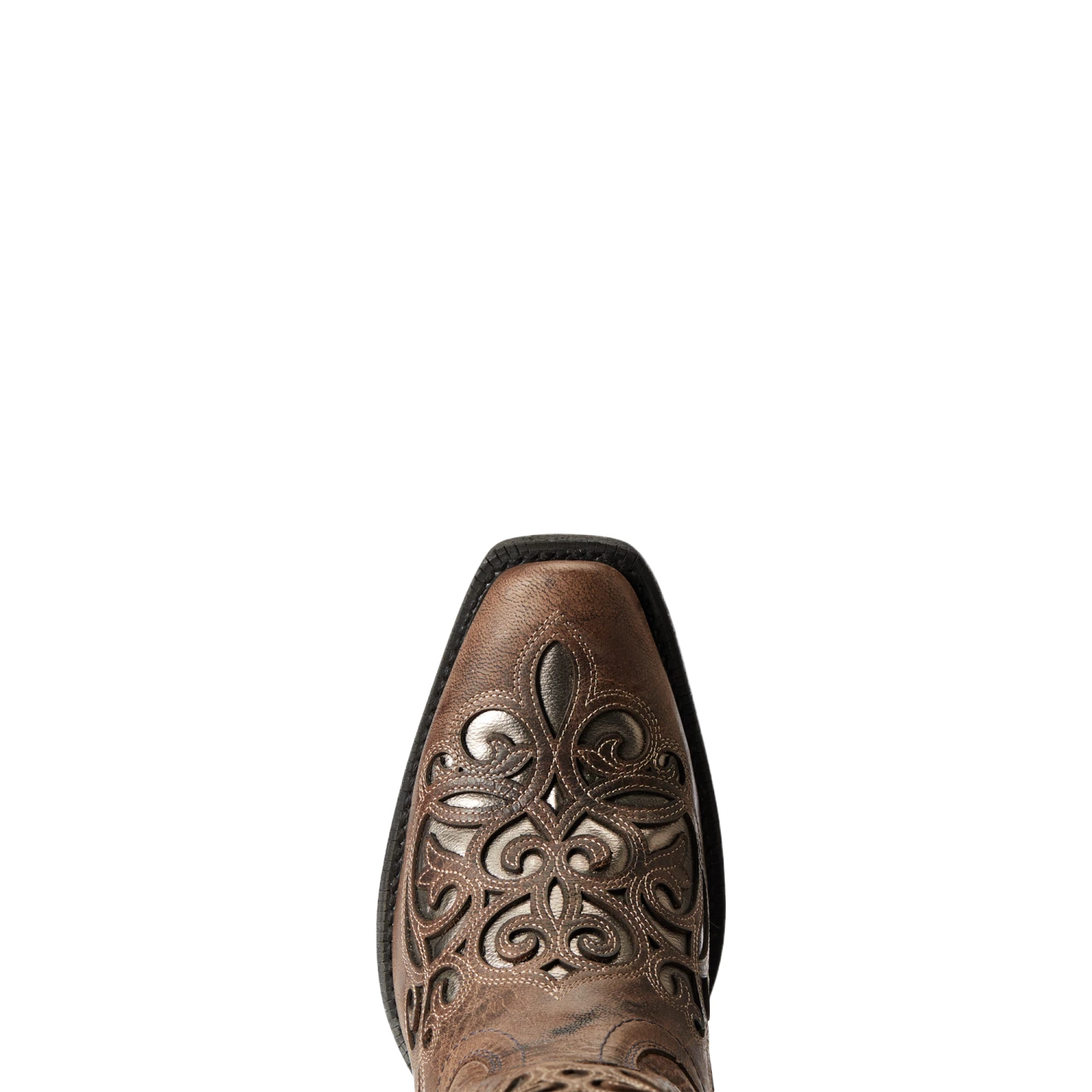 Ariat® Ladies Crackled Taupe & Gunmetal Divine Boots 10034110 - Image 2