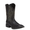 Ariat Men’s Black Sport Wide Square Toe Western Boot 10016292