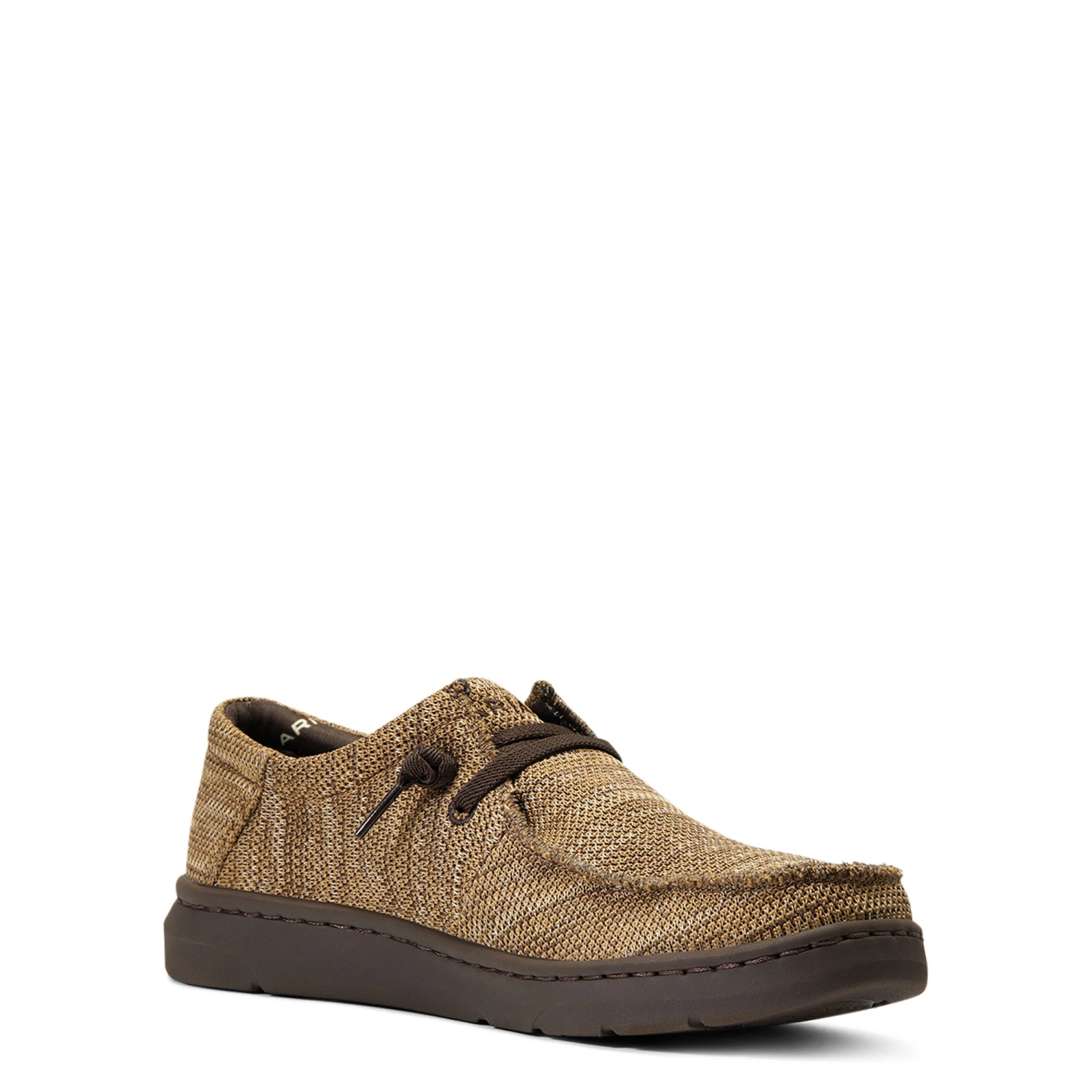 Ariat Men's Hilo Stretch Lace Heather Tan Sip On Shoes 10040444 - Image 3