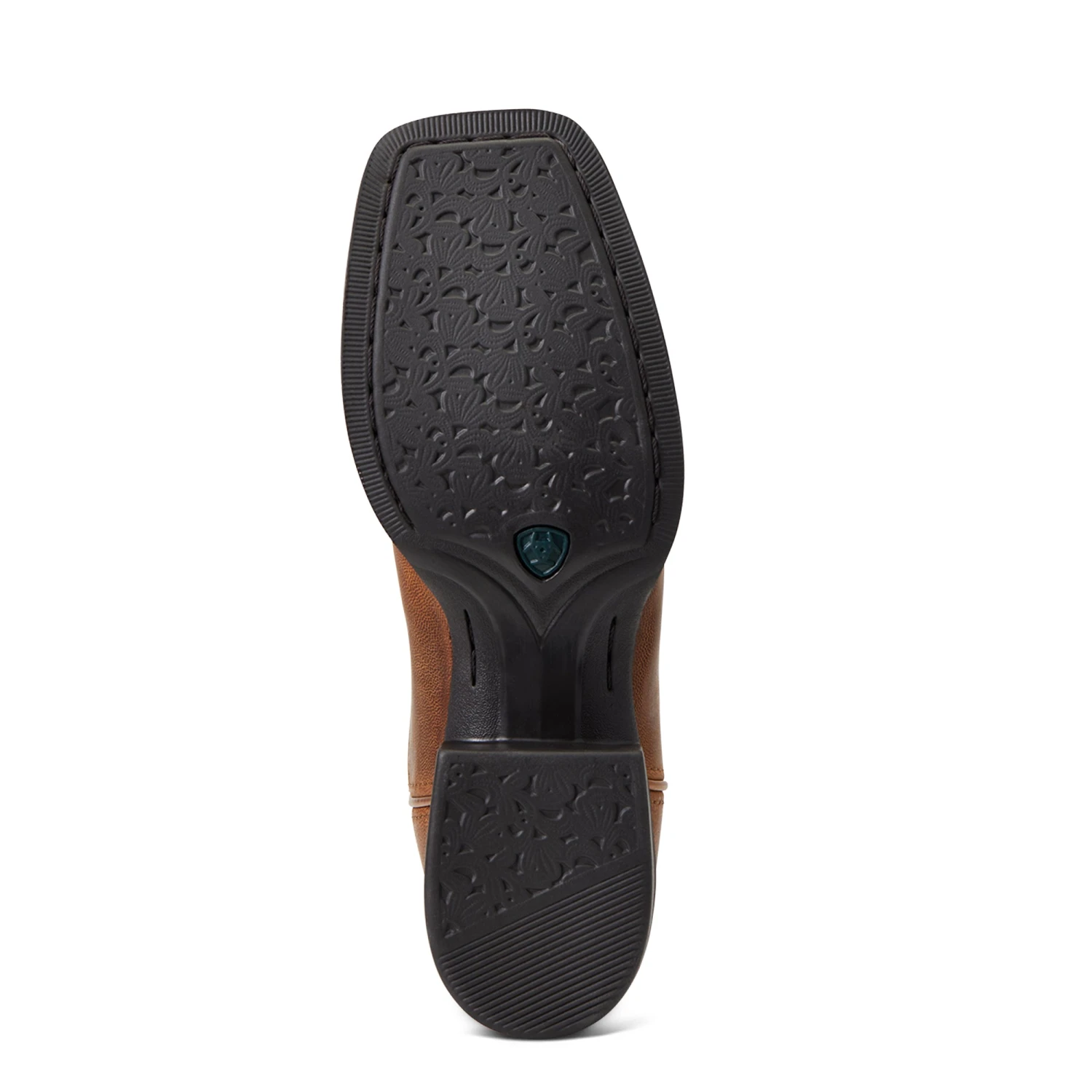 Ariat Ladies Round Up Pearl Brown & Leopard Wide Square 10040363 - Image 5