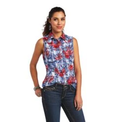 Ariat Ladies REAL Billie Jean Tropic Plaid Shirt 10040614