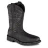 Irish Setter By Red Wing Marshall Black H20 Steel Toe Work Boots 83956